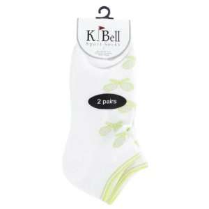   Socks K.Bell Houndstooth Racquet Lime Socks (W4 10)