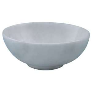  Decorative Polished Hotan Jade Bowl In Smoky White