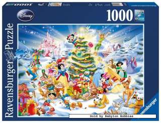 Ravensburger 1000 pieces jigsaw puzzle Disney   Christmas with Disney 