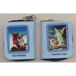   and Guardian Angel Rosary Case with Holy Prayer Cards 