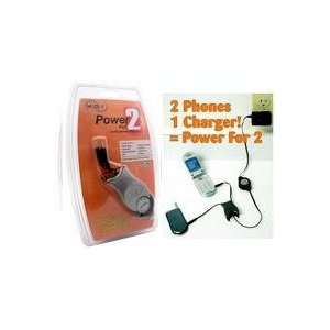  Ziplinq MDI PowerFor2 Dual Sprint Tip AC Phone Charger 