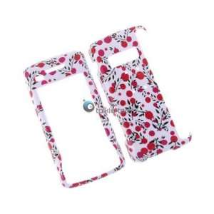   Design Phone Cover Case White Polka Cherry For LG enV Touch VX11000