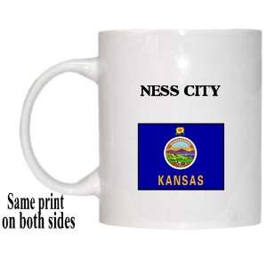    US State Flag   NESS CITY, Kansas (KS) Mug 