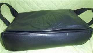Anne Klein AKII Signature Shoulder Bag Leather Lined  