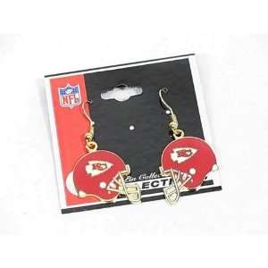  KC Chiefs Earrings Helmet