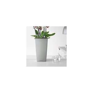  Lechuza Silver 16 inch All in One Cubico Self Watering 