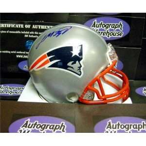 Laurence Maroney Autographed/Hand Signed Mini Helmet (New England 