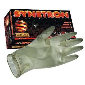 Microflex Synetron Latex Gloves; size, extra large  