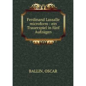  Ferdinand Lassalle microform  ein Trauerspiel in fÃ¼nf 