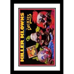  Killer Klowns From Space 20x26 Framed and Double Matted 