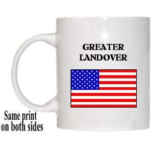    US Flag   Greater Landover, Maryland (MD) Mug 