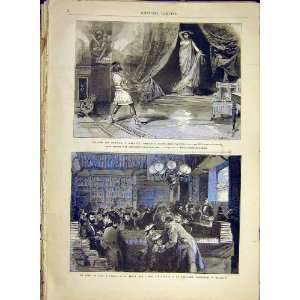 Theatre Galatee Lamber Scene Paris Library Print 1881  