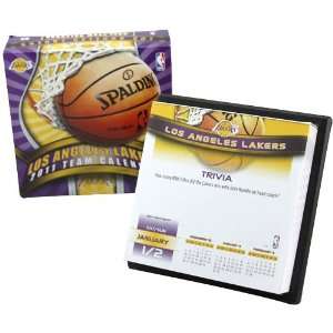  Los Angeles Lakers 2011 Boxed Calendar