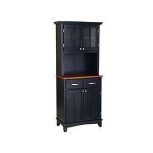  Home Styles 29.25x16x72 in Black Buffet Server w/ Cabinet 