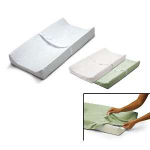 SUMMER INFANT PRODUCT CONTOUR CHANGING PAD WITH 1WHITE COVER AND 1 