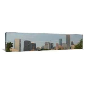  Houston Sunrise   Gallery Wrapped Canvas   Museum Quality 