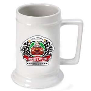  Personalized 16 oz. Racing Beer Stein