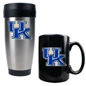  Kentucky Wildcats Travel Tumbler & Mug Set Kitchen 