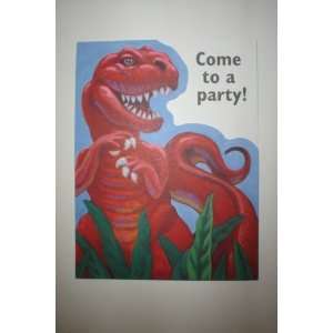   Express Come to a Party Dinosaur Invitation 8 Count Toys & Games