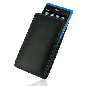  PDair Leather Case for Nokia N9   Vertical Pouch Type with 