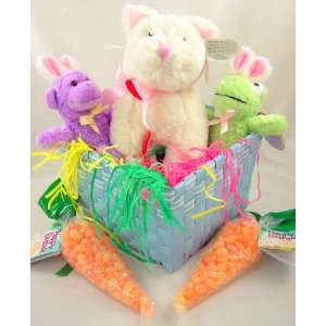   Stuffed Kitty Cat Frog and Purple Monkey W Bunny Ears Toys & Games