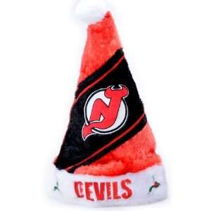   Jersey Devils NHL Colorblock Himo Plush Santa Hat