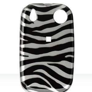 New SnapOn Phone Cover Palm Pre Sprint Black Silver Zebra 
