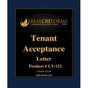  Tenant Acceptance Letter