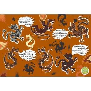  DRAGONS, Boys In Action Icebreaker & Party Placemats 