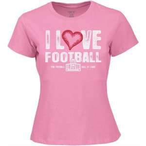 Pro Football Hall of Fame Womens Heartbeat T Shirt XX Large  