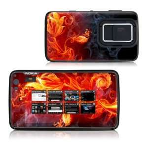  Flower Of Fire Design Protector Decal Skin Sticker for 