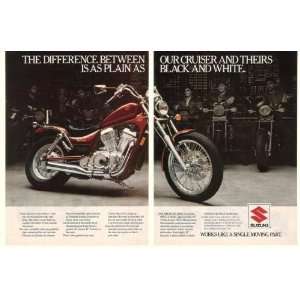   Intruder VS700GL Motorcycle 2 Page Print Ad (17835)