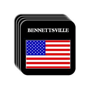  US Flag   Bennettsville, South Carolina (SC) Set of 4 Mini 