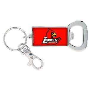    NCAA Louisville Cardinals Bottle Opener Key Ring