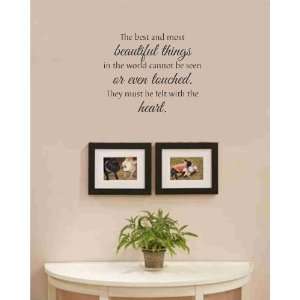   Inspirational quotes and saying home decor decal sticker Home
