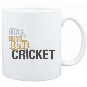  New  True Guys Love Cricket  Mug Sports