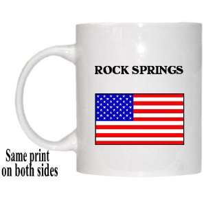  US Flag   Rock Springs, Wyoming (WY) Mug 