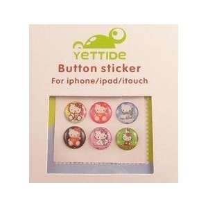  Home Button Sticker for iphone/ipad/itouch,Hello Kitty 