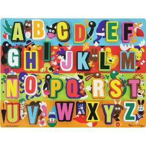  Melissa & Doug Jumbo ABC Chunky Puzzle Toys & Games