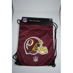   Redskins NFL Team Cinch Drawstring Backpack 