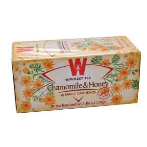 Wissotzky Chamomile & Honey Magic Garden, 20 tb, Net Wt. 1.06oz 