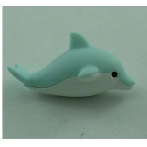  Light Blue Dolphin Eraser Toys & Games