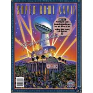 Super Bowl 27 game program (Dallas Cowboys 52, Buffalo Bills 17 