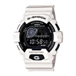   Mens GR8900A 7 G Shock Tough Solar Digital White Resin Sport Watch