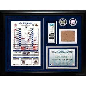  Sports New York Yankees Final Game Commemorative Ticket & Lineup 