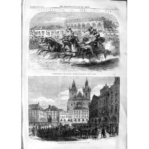   1866 Chariot Races King Italy Padua Ring Platz Prague