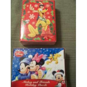  Mickey & Friends Double Sided Holiday Puzzle Toys & Games