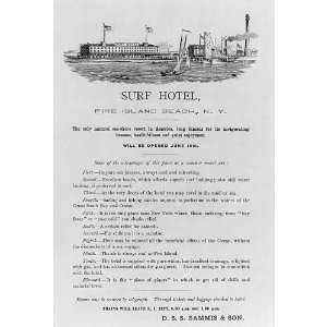  Surf Hotel,Fire Island Beach,Long Island,New York,1884 