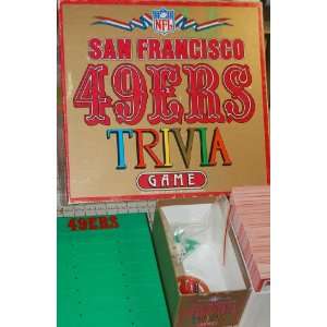  San Francisco 49ERS Trivia Game 40th Anniversary 
