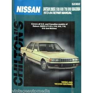   Chilton Repair Manual   Datsun/Nissan Passenger Car 